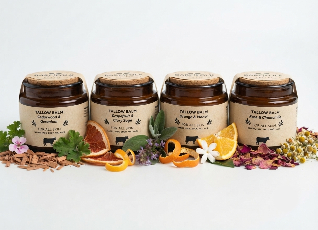 Beef tallow balm