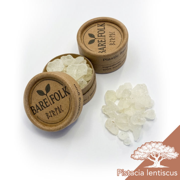 natural Chios Mastiha Mastic gum, plastic free packaging